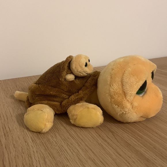 Russ berrie lil peepers, yellow turtle with baby (squish toy) - Picture 2 of 5